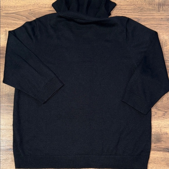 TANJAY Women’s Black Cowl Neck Sweater. - Picture 8 of 9